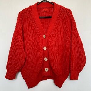 babaa summer flame cotton cardigan